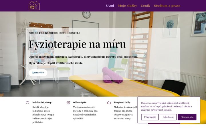 Screenshot of fyziost.cz