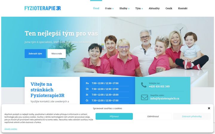 Screenshot of fyzioterapie3r.cz