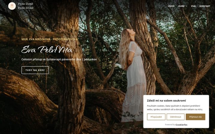 Screenshot of fyziozeme.cz