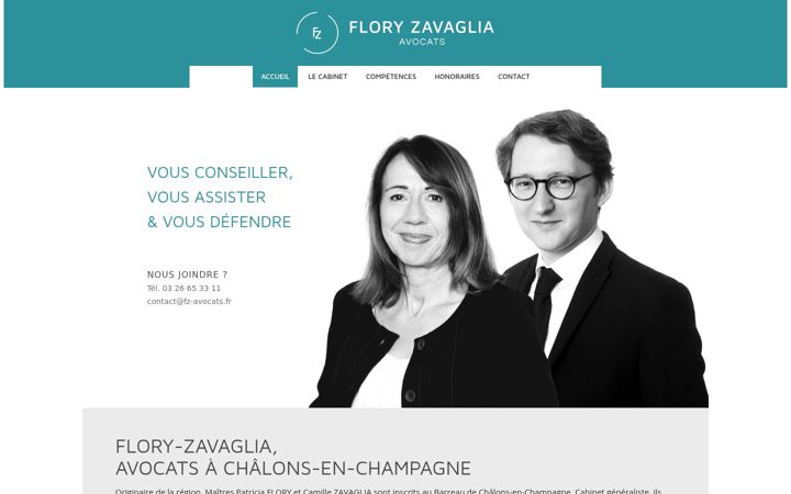 Ekrano kopija fz-avocats.fr