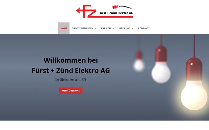 Screenshot of fz-elektroag.ch
