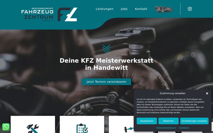 Screenshot von fz-handewitt.de