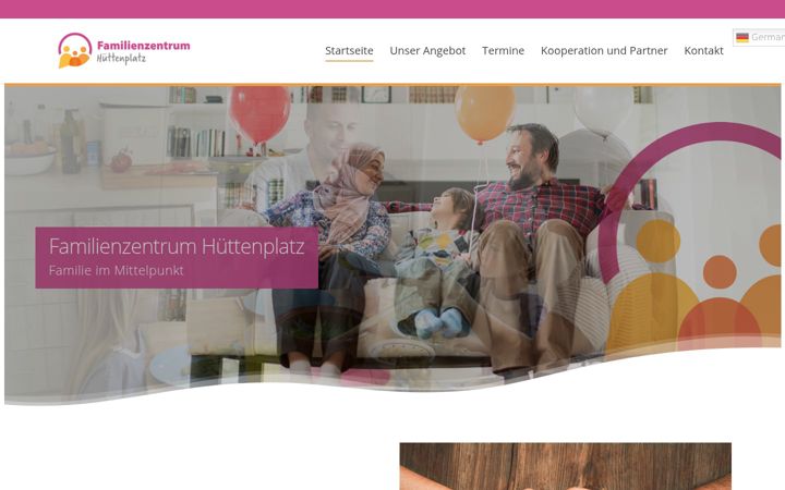 Screenshot of fz-huettenplatz.de