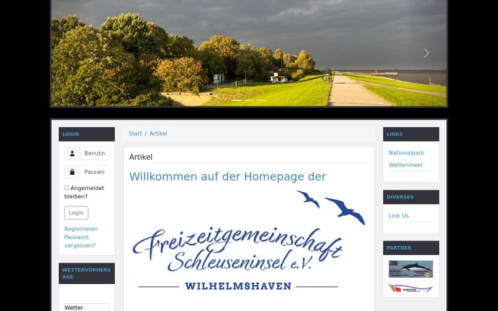 Screenshot of fzg-schleuseninsel.de