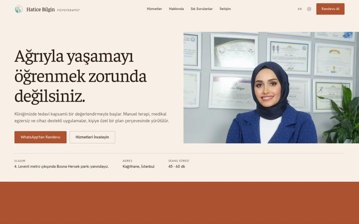 Screenshot of fzthaticebilgin.com