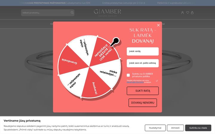 Screenshot of g-amber.lt