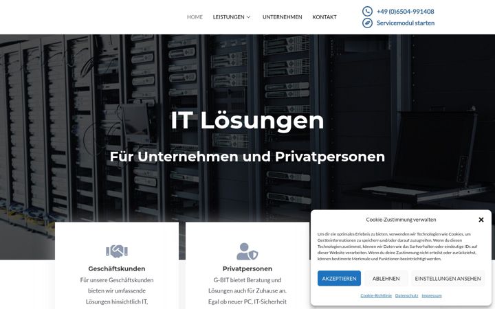 Screenshot of g-bit.de