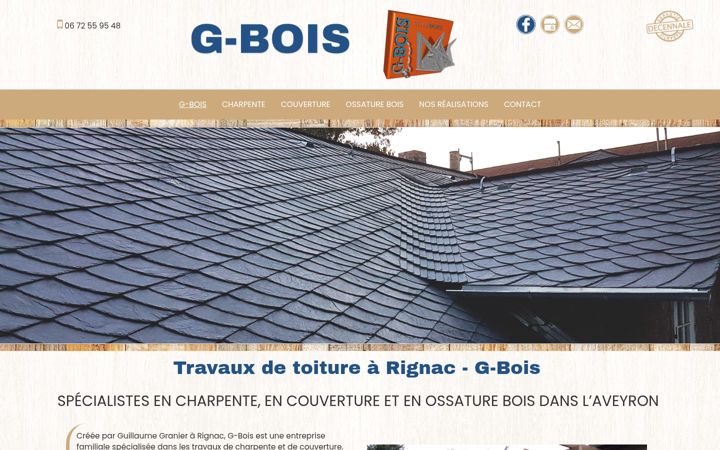 Screenshot of g-bois.fr