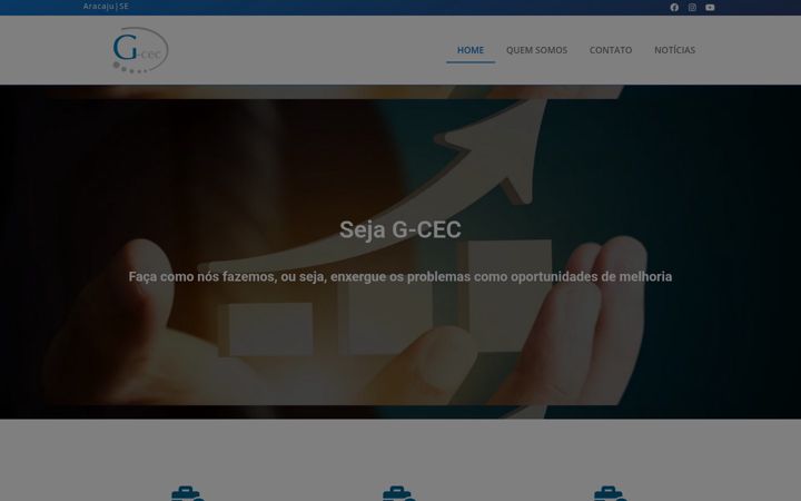 Screenshot of g-cec.com.br
