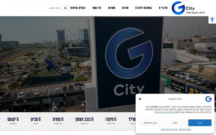 Screenshot of g-city.co.il