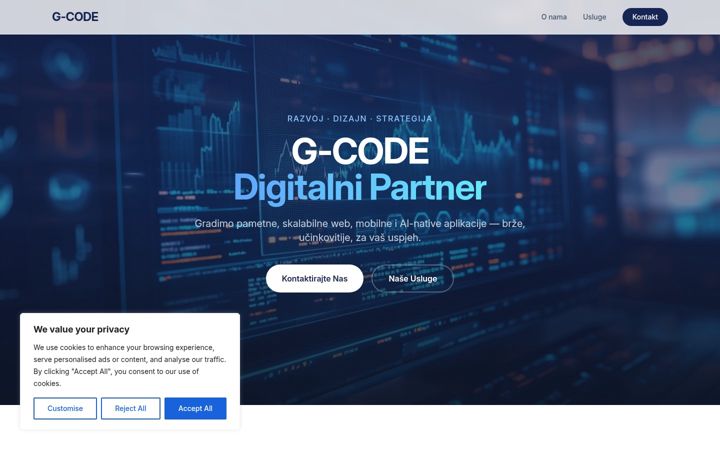 Screenshot of g-code.com.hr