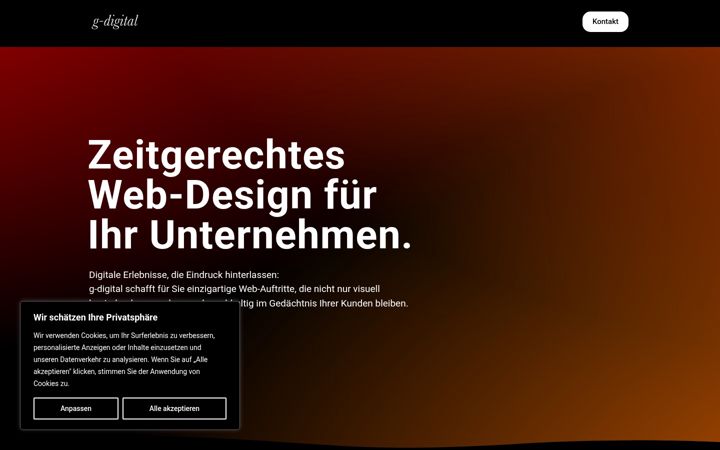 Screenshot of g-digital.agency