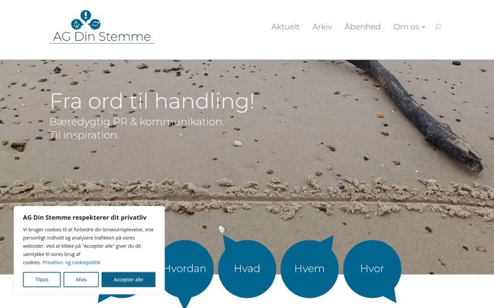 Screenshot of g-dinstemme.dk