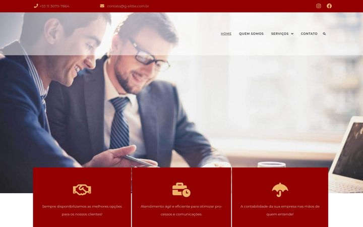 Screenshot of g-elitte.com.br