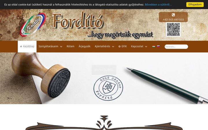 Snímek obrazovky g-kreativ.sk