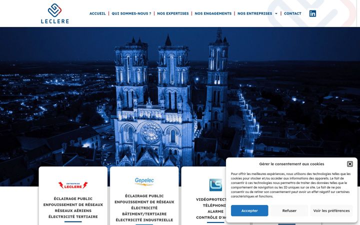 Screenshot of g-leclere.fr