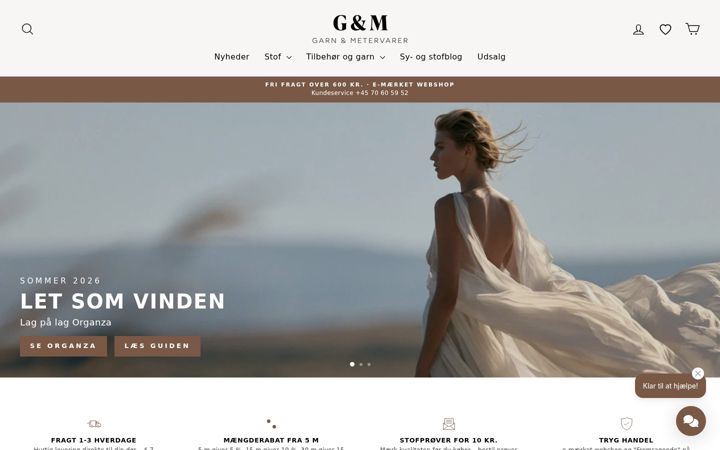 Screenshot of g-m.dk