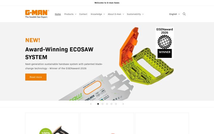 Screenshot of g-man.se
