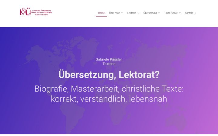 Posnetek zaslona g-paessler.de