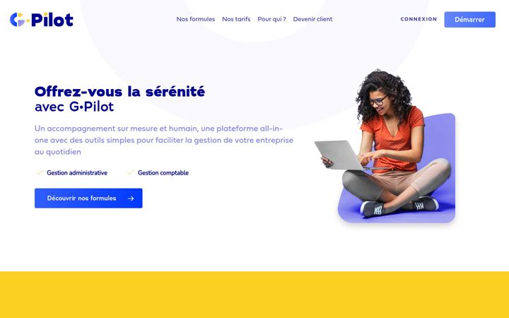 Screenshot of g-pilot.fr