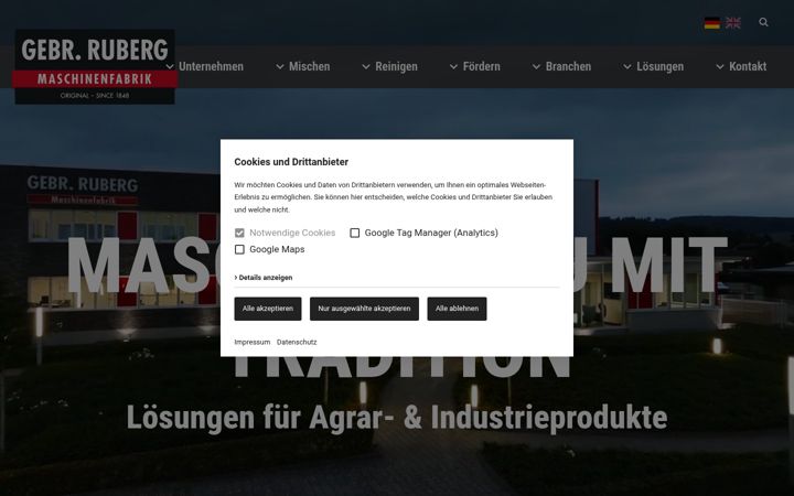 Screenshot of g-ruberg.de