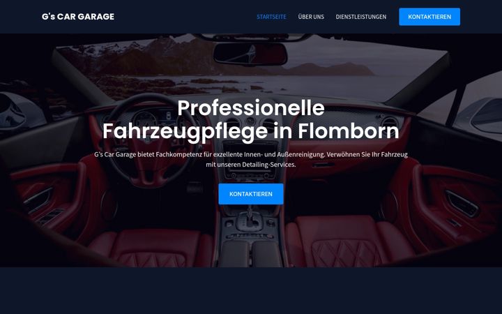 Snímek obrazovky g-s-cargarage.de