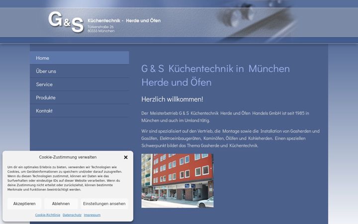 Screenshot of g-s-kuechentechnik.de