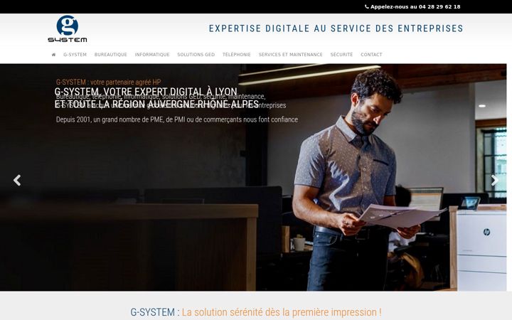 Screenshot of g-system.fr