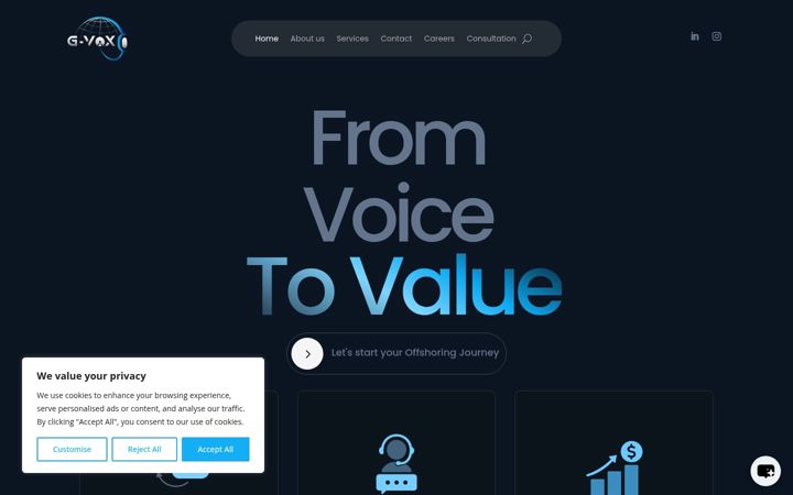 Screenshot of g-vox.com