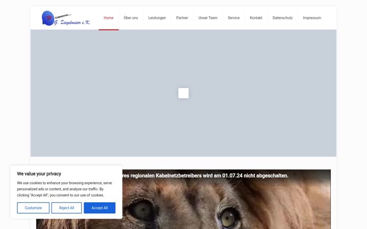 Screenshot of g-ziegelmeier.de