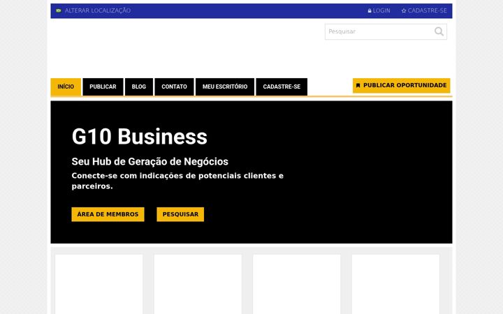 Screenshot of g10.business