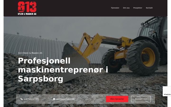 Kuvakaappaus sivustosta g13as.no