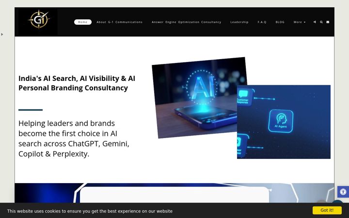 Screenshot of g1coms.com