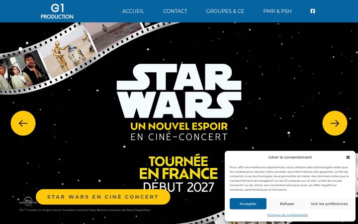 Screenshot of g1prod.com