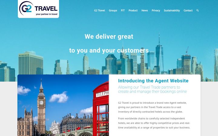 Screenshot of g2-travel.com