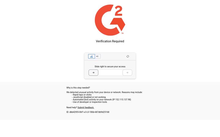 Snímek obrazovky g2.com