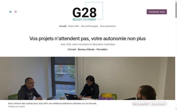 Screenshot of g28.fr