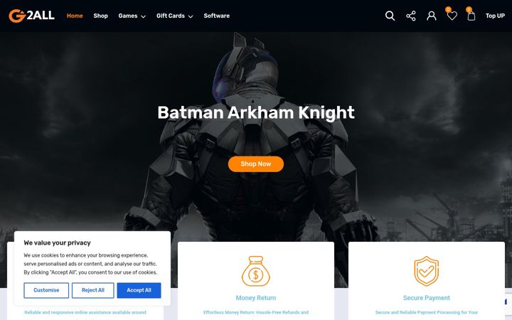 Screenshot of g2all.com