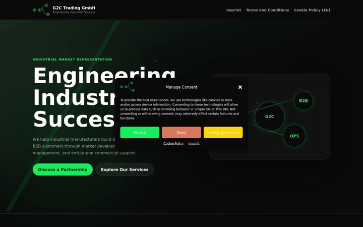 Screenshot of g2ctrading.de