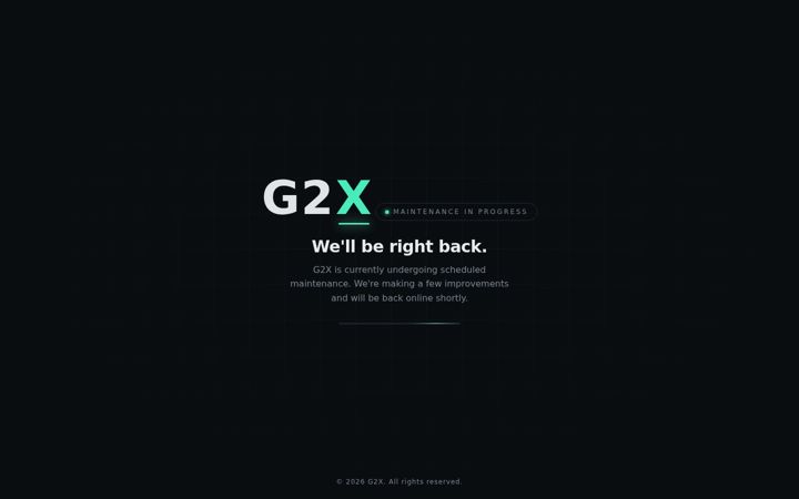Screenshot of g2exchange.net
