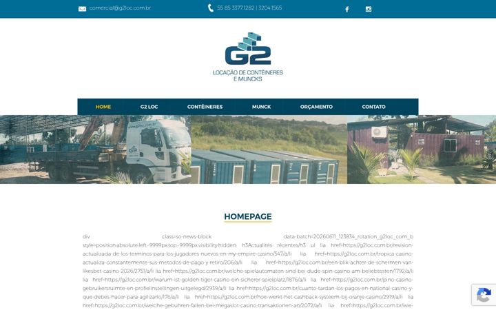Screenshot of g2loc.com.br