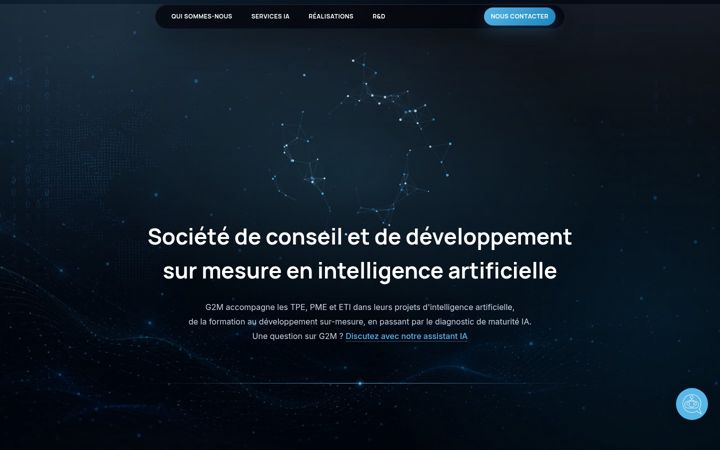 Screenshot of g2m-ai.com