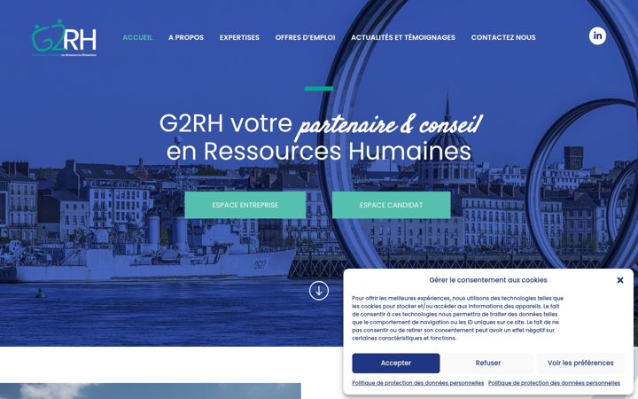 Screenshot of g2rh.fr