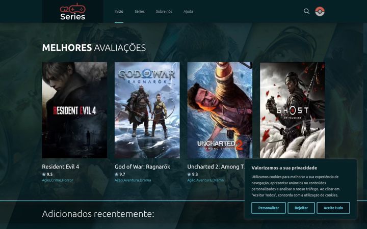 Screenshot of g2series.com