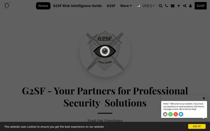 Screenshot of g2sfsolutions.com