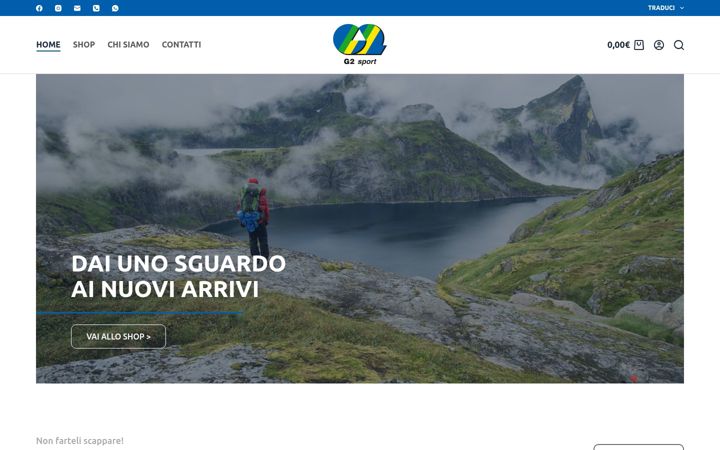 Screenshot of g2sportshop.com