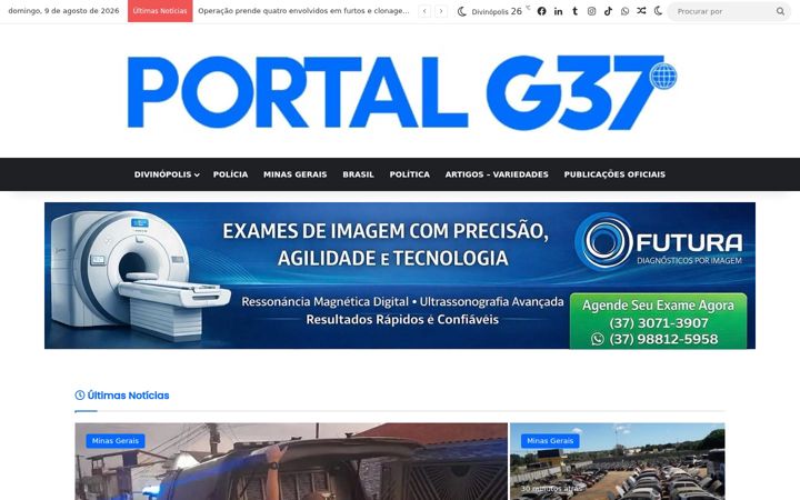 Screenshot of g37.com.br