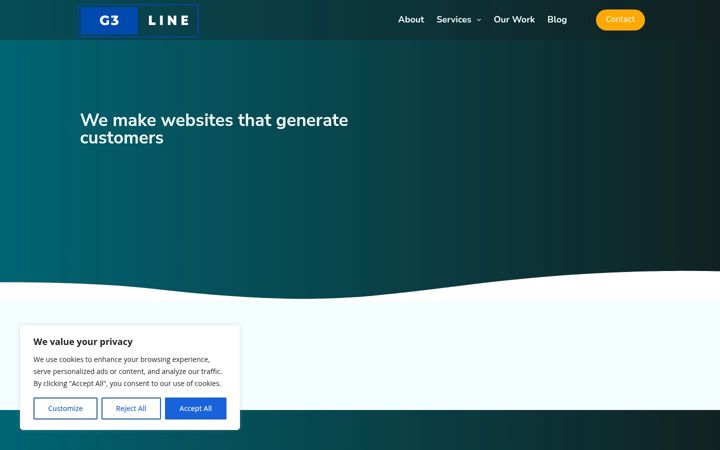 Screenshot of g3line.com