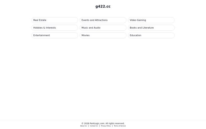 Screenshot of g422.cc