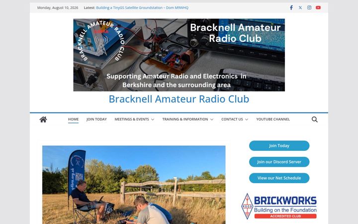 Screenshot of g4bra.org.uk